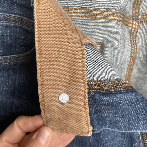 Duluth Trading Co Mens Flex Ballroom Jeans Sz 37X34 Relaxed Fit Denim Workwear - Picture 10 of 16